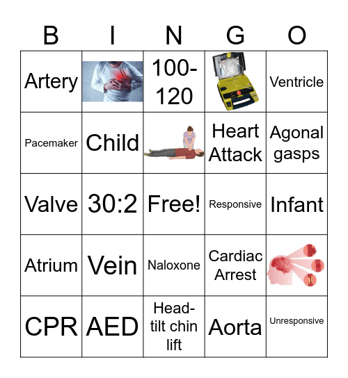 CPR Bingo Card