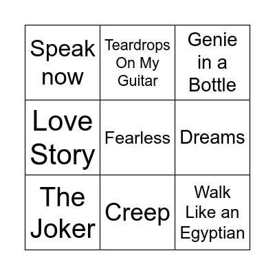 Coverall Bingo Card