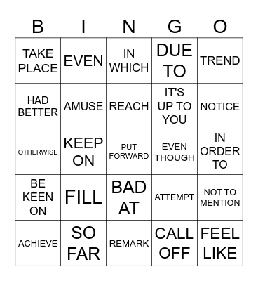 OB2 1 PET MAGIC PAPER BINGO Card