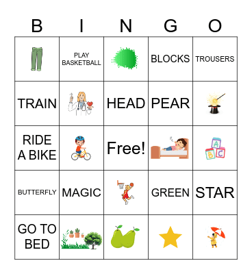 MY MAGIC BOX Bingo Card