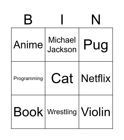 Lana - Alex - Runda 1 Bingo Card