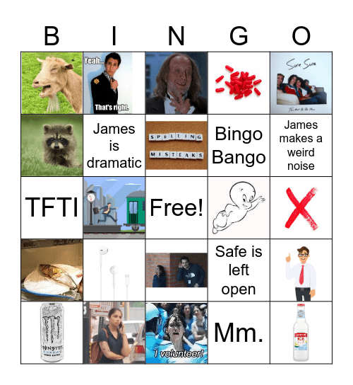EST Bingo Card