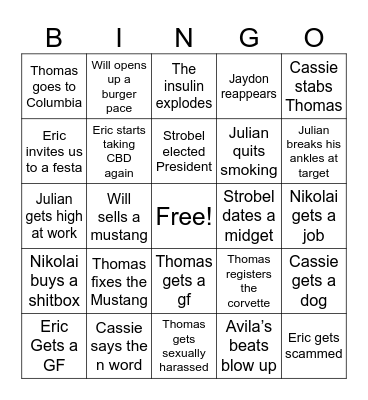 2024 Bingo Card