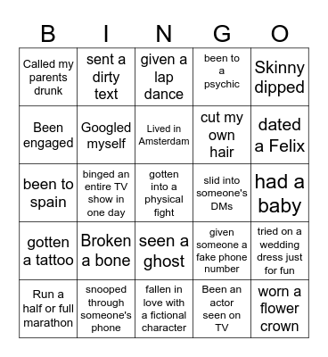 Bach, please Bingo Card