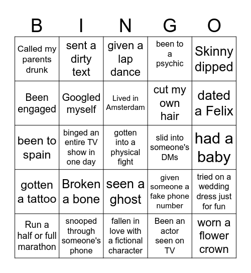 Bach, please Bingo Card