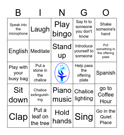 Deeply Rooted, Branching Out Bingo Card