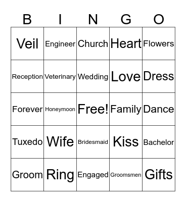 Engagement Bingo Card