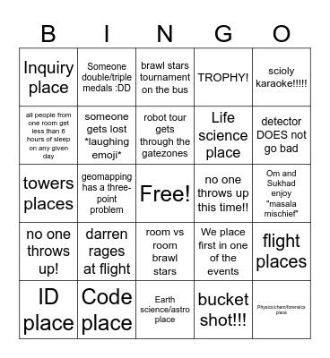 Highlander Bingo! Bingo Card