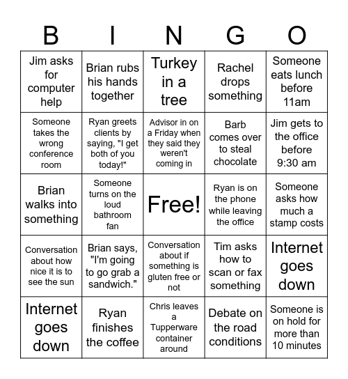 Growtrust Bingo Card