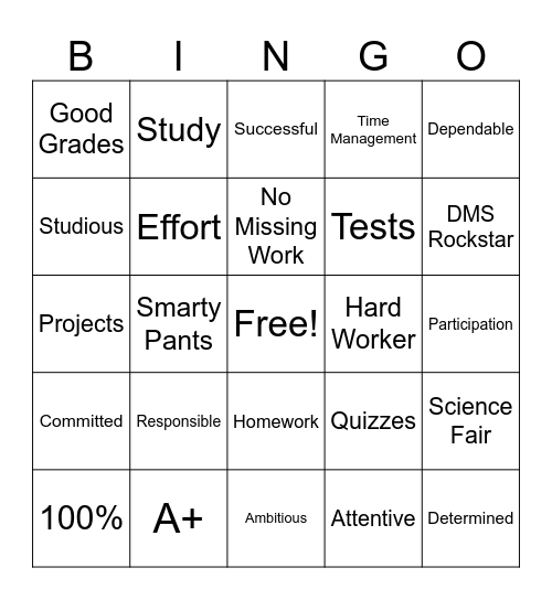 #StrongStart Bingo Card