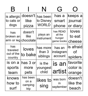 TICKTOCKER Bingo Card