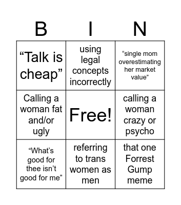 “ Bingo Card