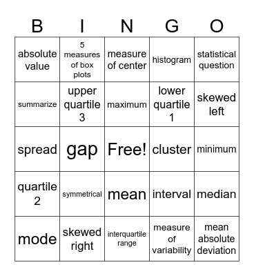 SP Bingo Card