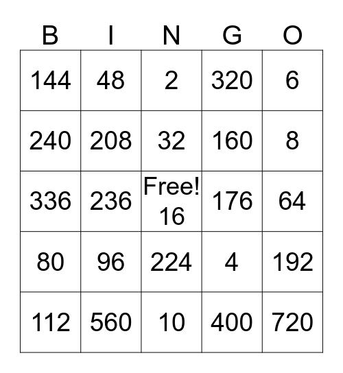 Aaliyah's 16th Birthday Bingo Card