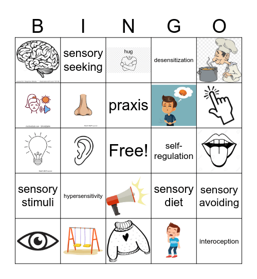 Sensory Synergy BINGO Card