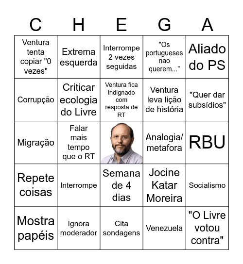 Ventura Bingo Card