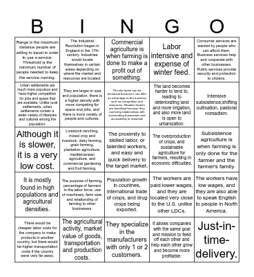 Cycle 5 Bingo Card