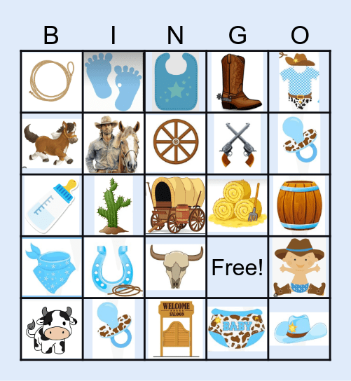 Kassandra’s Baby Shower Bingo Card