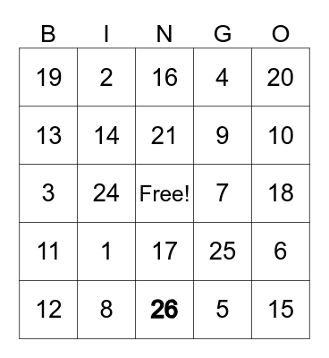 Kaylee Work Shiz Bingo Card