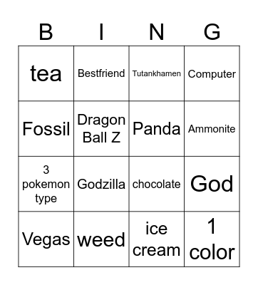 Infinite Craft Bingo Card