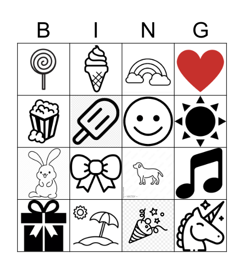 Goni's Birthday Bingo Card