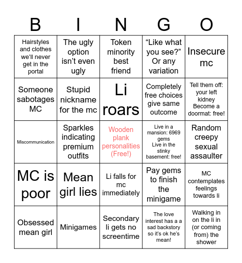 EPISODE ORIGINALS Bingo Card