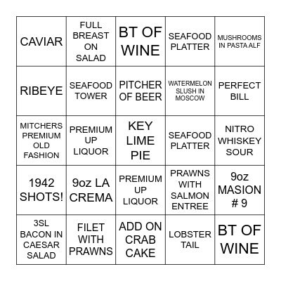 AGC BINGO! Bingo Card