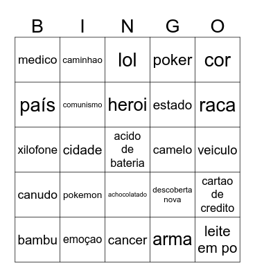 Bingo Infinite Craft Bingo Card
