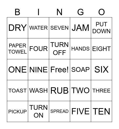 LET'S PLAY BINGO Card