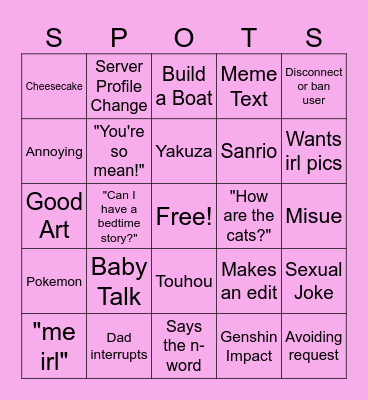 BINGO! Bingo Card