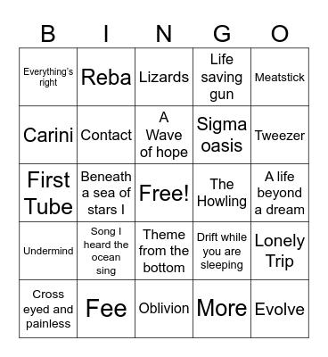 Casey Mexico 2024 Bingo Card