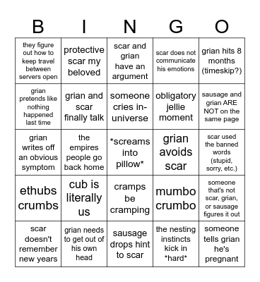 Chapter 17 Bingo Card