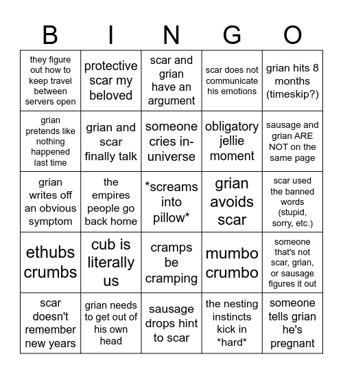 Chapter 17 Bingo Card