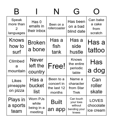 TRADEMARK BINGO Card