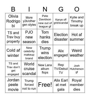 2024 Bingo Card