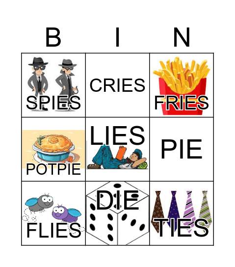 MILD Bingo Card