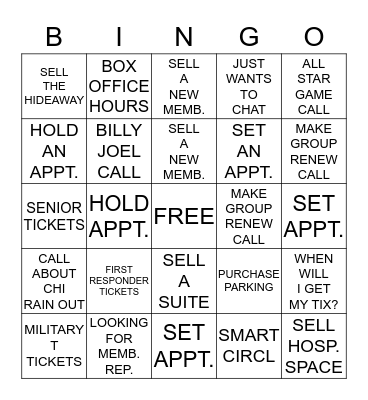 MD BINGO Card