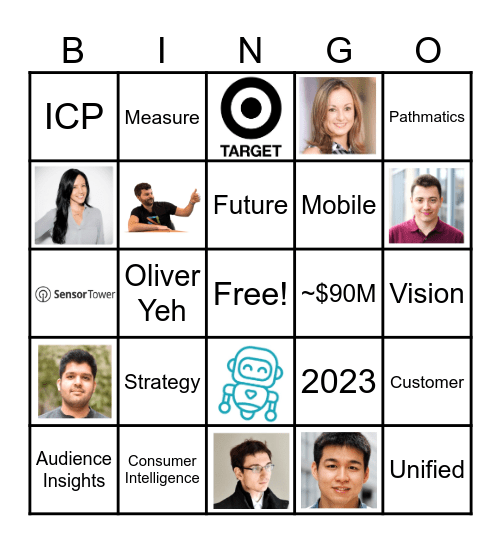 Sensor Tower Bingo Card