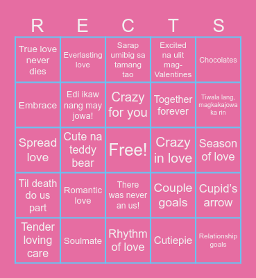 RECTS FEB-IBIG BINGO Card