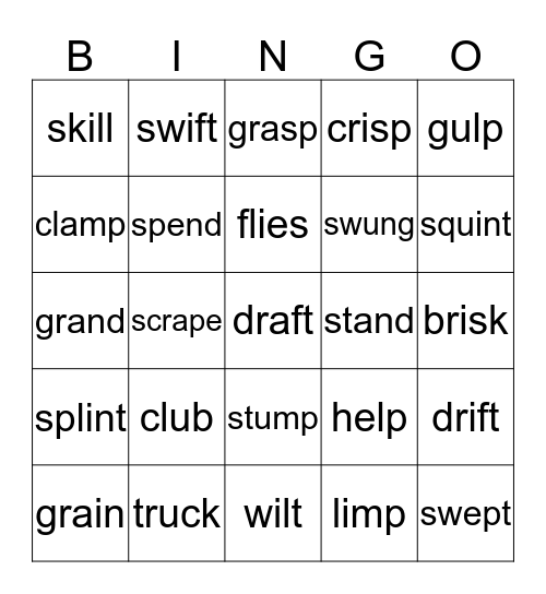 High Noon Assessment 40 Bingo Card