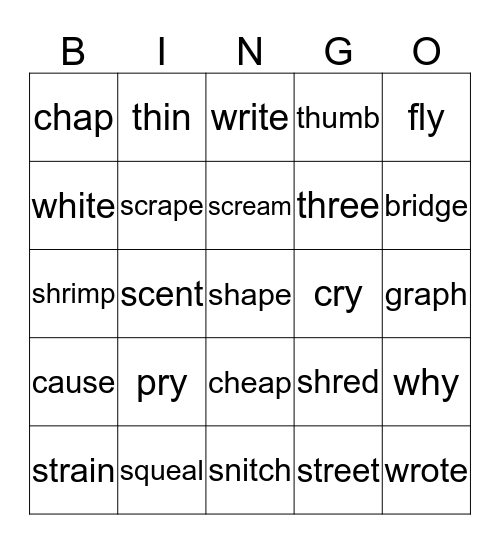 High Noon Assessment 50 Bingo Card