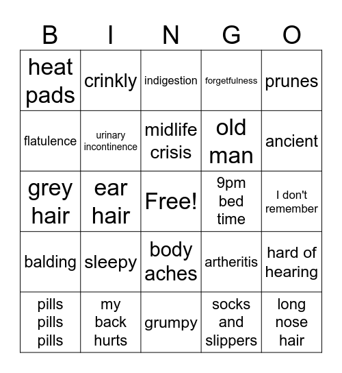 Hafiz Turns 50! Bingo Card