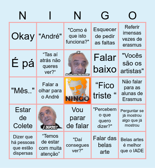 Ningo V2.0 Bingo Card