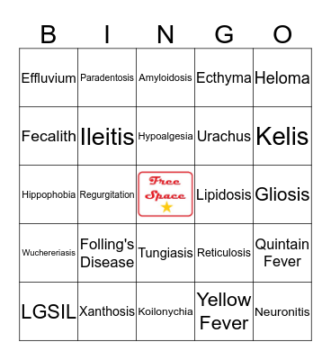 CID RockStar BINGO Card