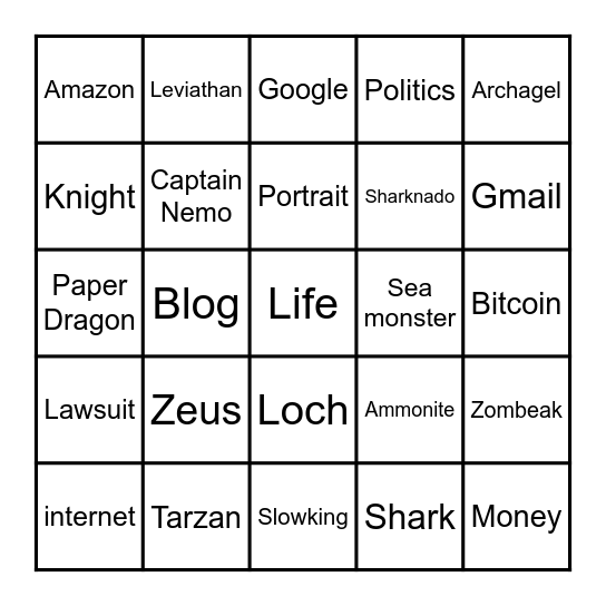 Infinite Craft Bingo Card