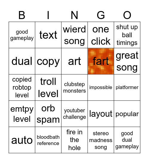 recent tab bingo Card