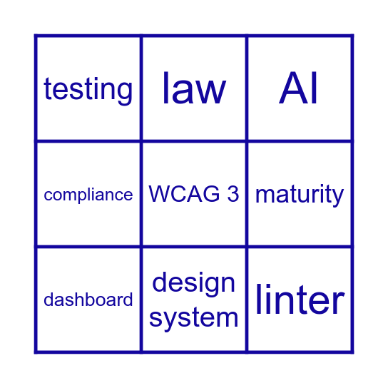 Tuesday February 20 Bingo Card