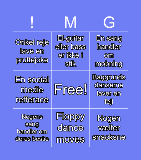 🎉!!MGP Bingo!!🎉 Bingo Card