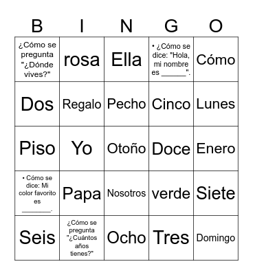 REPASAR Bingo Card