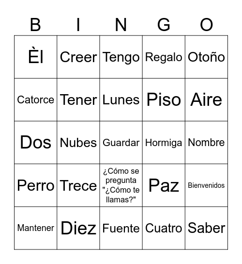 REPASAR Bingo Card